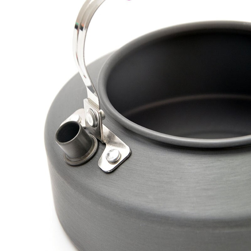 1.1/1.6L Outdoor Kettle Aluminum Alloy Pot Travel Pan Teapot Coffee