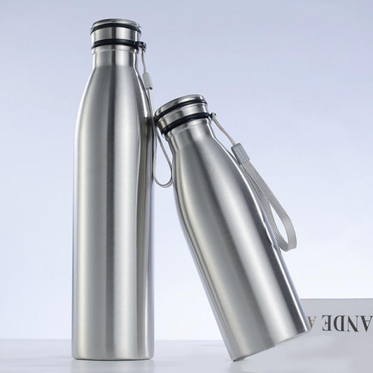 1000ml Stainless Steel Bottle Waterbottle Portable Large-capacity Outdoor