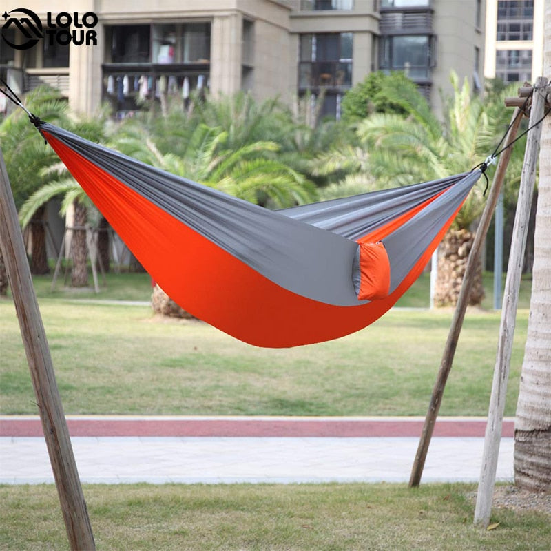 220x100cm Parachute Hammock 1 Person Portable Army Survival 210T Nylon Hammock