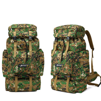 70L Large Capacity Backpack Nylon Waterproof Military Tactics Molle Army Bag Men Backpack Rucksack for Hike Travel