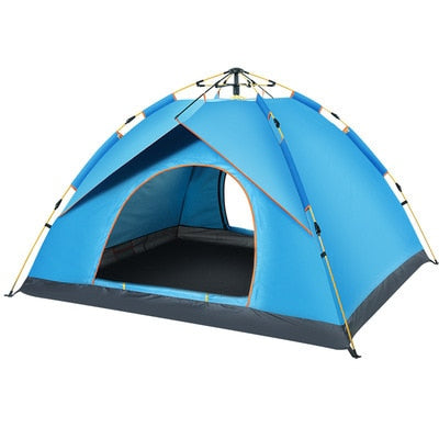 outdoor 3-4 people double camping outdoor camping tent