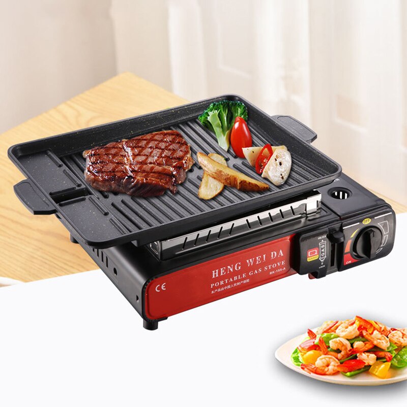 BBQ Grill Pan Portable Household Camping Picnicking Outdoor