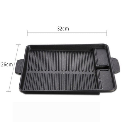 BBQ Grill Pan Portable Household Camping Picnicking Outdoor