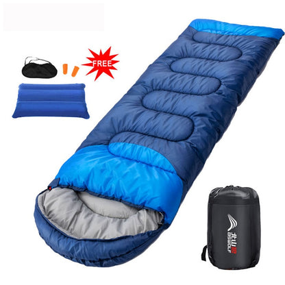 Waterproof 4 Season Warm Envelope Backpacking Sleeping Bag for Outdoor