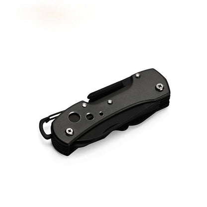 Black Multifunctional Swiss Knife Multi Purpose Army Folding Pocket Knife