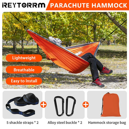 Camping Hammock For Single 220x100cm Outdoor Hunting Survival Portable Garden