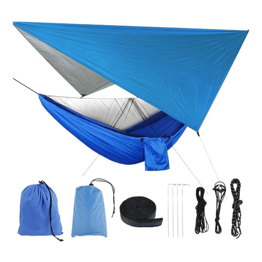 Camping Hammock With Mosquito Net Nylon Double Hammock Waterproof