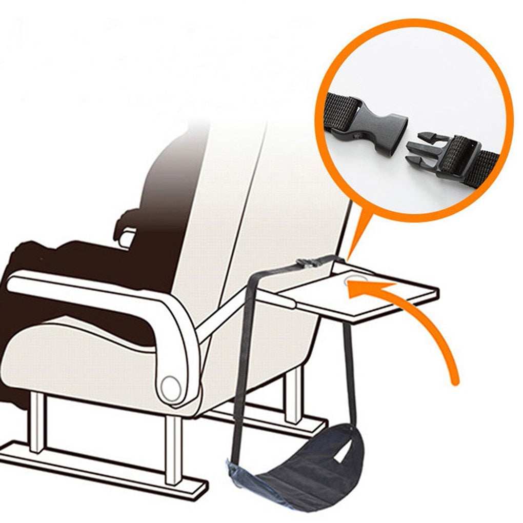 Comfy Hanger Travel Airplane Footrest Hammock