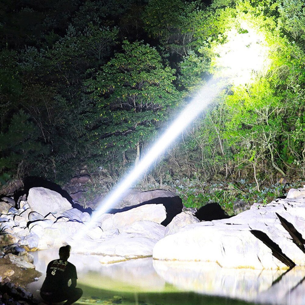 USB Rechargeable Head Torch LED Night Fishing Lamp Headlamp for Camping Hiking