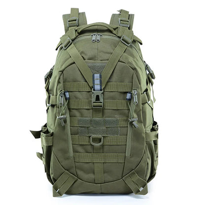 40L Camping Backpack Men's Bag Travel Bags Tactical Molle Climbing Rucksack Hiking Outdoor Reflective Shoulder Fishing Bag