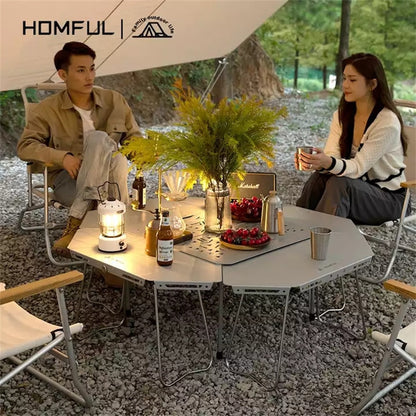 Homful New Arrival Outdoor Ultra Light Aluminum Alloy Folding Picnic Equipment