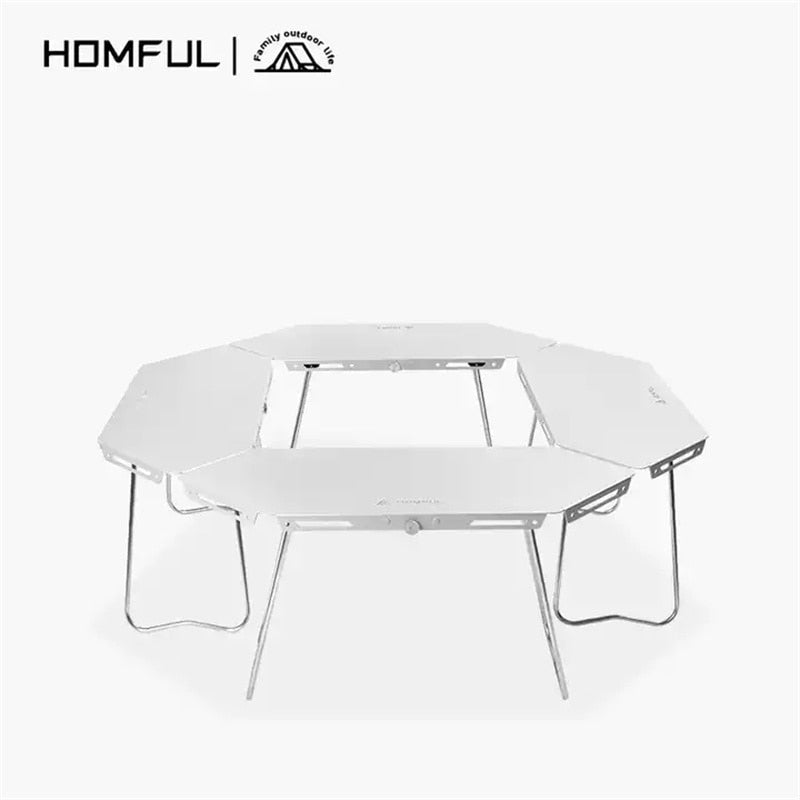 Homful New Arrival Outdoor Ultra Light Aluminum Alloy Folding Picnic Equipment