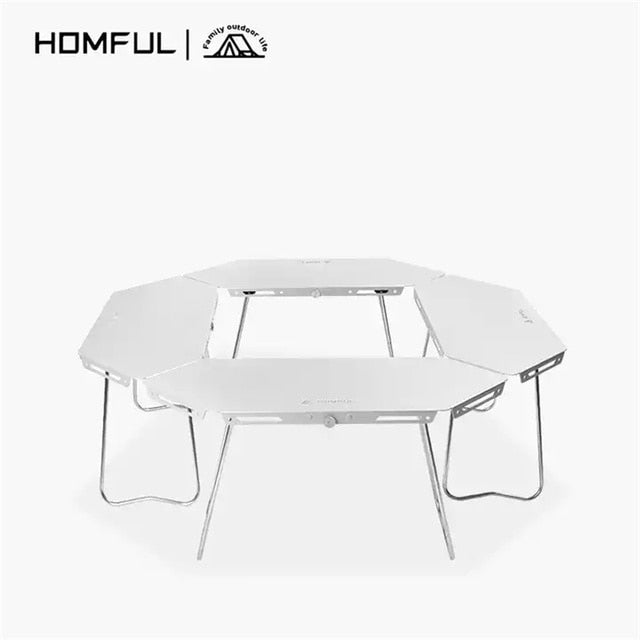 Homful New Arrival Outdoor Ultra Light Aluminum Alloy Folding Picnic Equipment