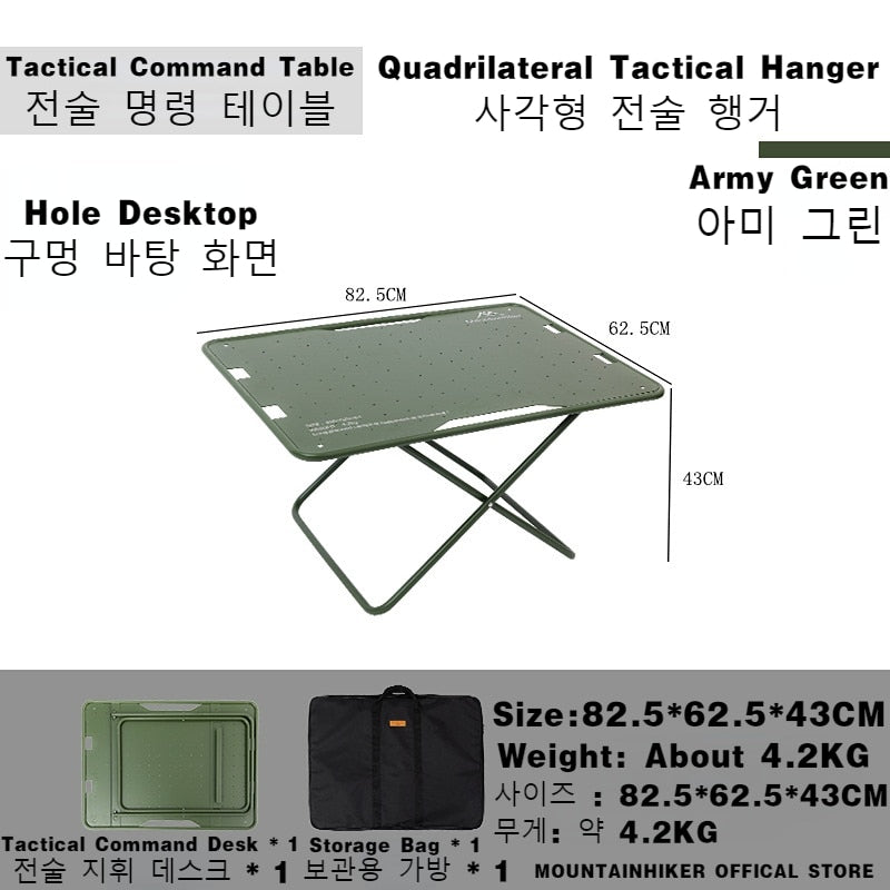 Table Foldable Camping Table Self-driving Equipment Foldable BBQ