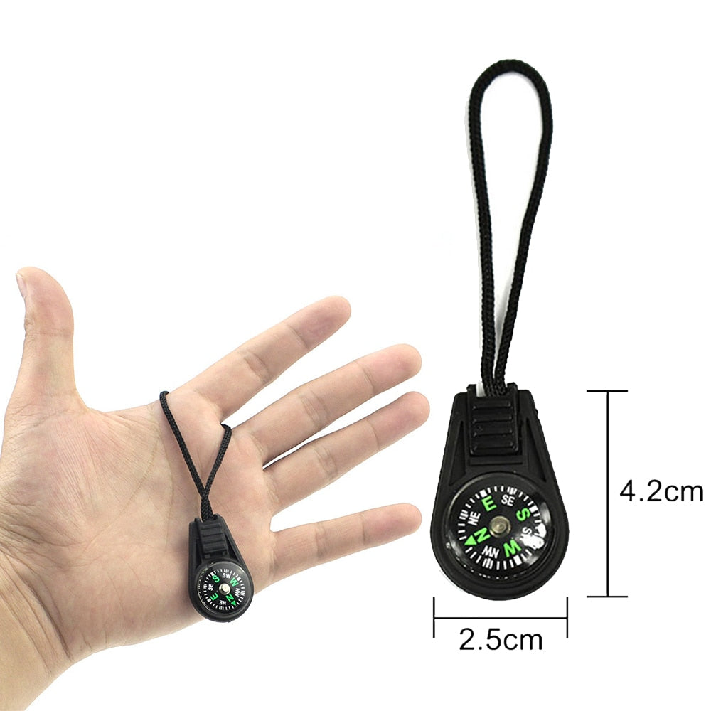 Hiking Pocket Compass Pendant Portable Navigation Climing Riding