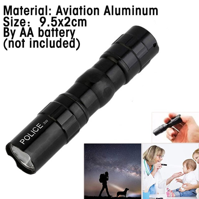 Usb Rechargeable Led Light Flashlight Lamp Outdoor Camping