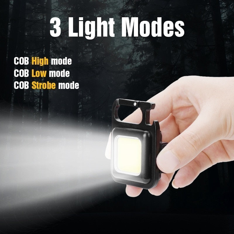 Outdoor Camping Hiking COB Flashlight Lamp