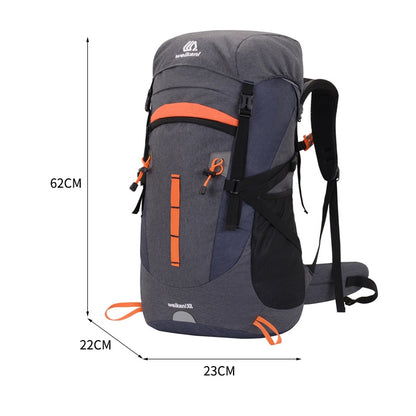 Mountaineering Bag Male 50L Waterproof and Breathable Outdoor Backpack