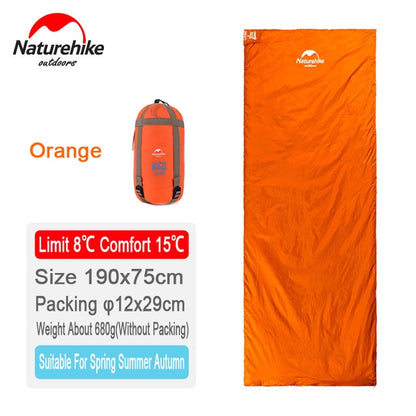 Portable Splicing Envelope Mini Sleeping Bag Cotton Spring Autumn Outdoor Hiking