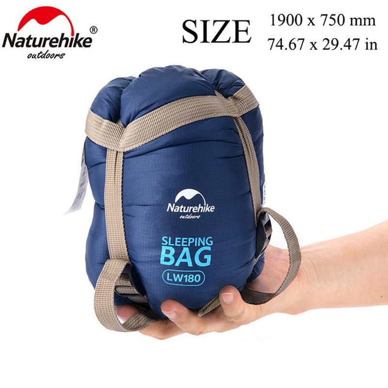 Portable Splicing Envelope Mini Sleeping Bag Cotton Spring Autumn Outdoor Hiking