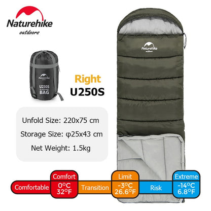 Ultralight Cotton Winter Sleeping Bag Lightweight Waterproof Sleeping Bag