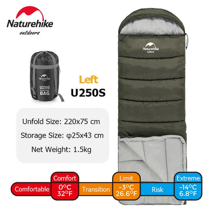 Ultralight Cotton Winter Sleeping Bag Lightweight Waterproof Sleeping Bag