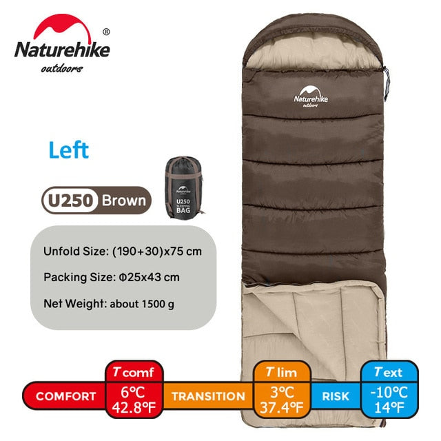 Sleeping Bag Warmth Double Person Sleeping Bag Spliceable Camping