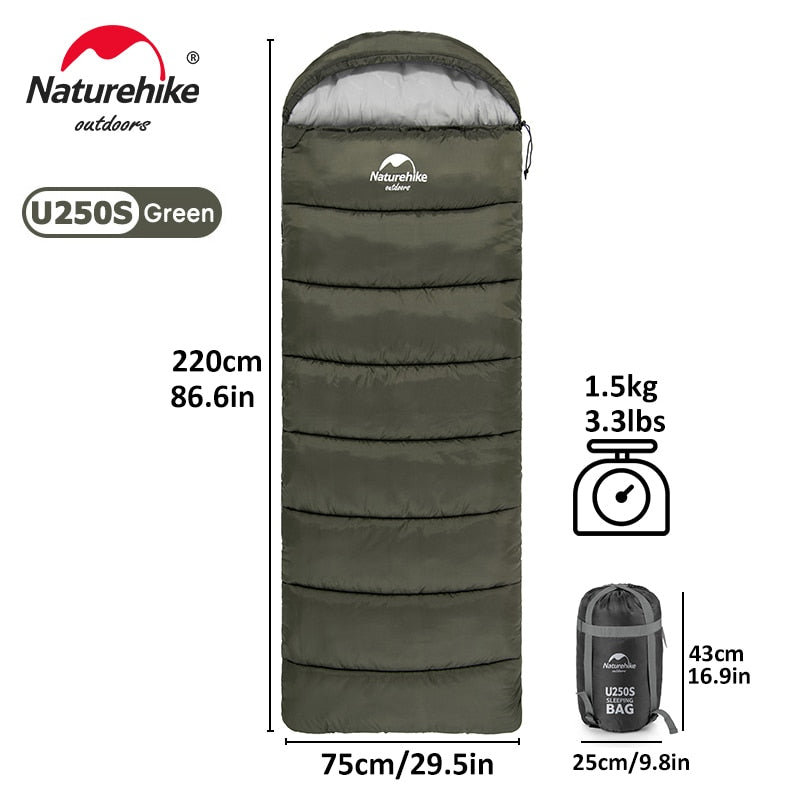 Sleeping Bag Warmth Double Person Sleeping Bag Spliceable Camping