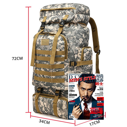 Outdoor Camouflage Backpack men Large Capacity Waterproof Outdoor