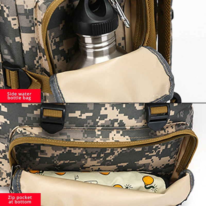 Outdoor Camouflage Backpack men Large Capacity Waterproof Outdoor