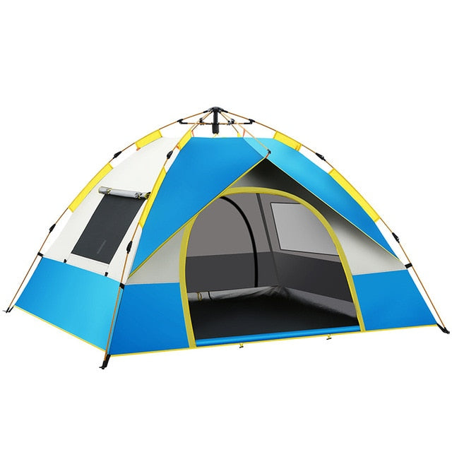 Outdoor Camping 2-3-4 People Fully Automatic Tent Quick Open Waterproof