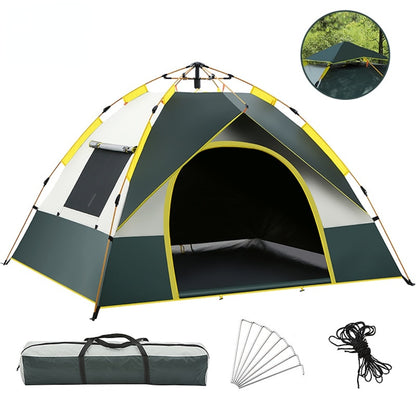 Outdoor Camping 2-3-4 People Fully Automatic Tent Quick Open Waterproof