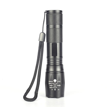 Outdoor Camping Hiking Tactical Flash Light Super Bright Powerful T6 LED Flashlight Super Bright Aluminum Alloy Portable Torch