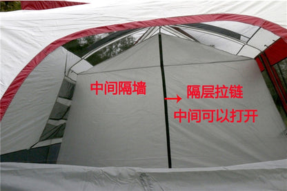 Outdoor luxury tents 6-12 people increase height and rainstorm-proof