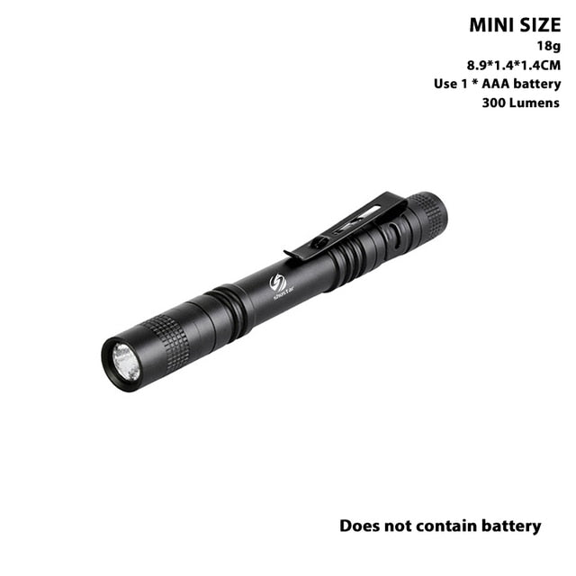 Pen Light Mini Portable LED Flashlight 1000 lumens 1 Switch Mode led flashlight For the dentist and for Camping Hiking Out