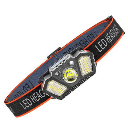 USB Rechargeable Headlamp Head Torch Head Flashlight Waterproof For Camping Hiking