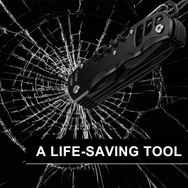 Multifunctional Folding Knife Swiss Army Portable Stainless Steel Pocket Knifes Outdoor Camping Emergency Combination Tool