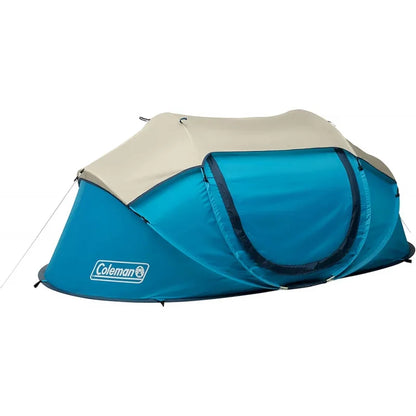 Coleman Camping Tent with Instant Setup, 2/4 Person Tent Sets Up in 10 Seconds with Pre-Assembled Poles, Adjustable Rainfly