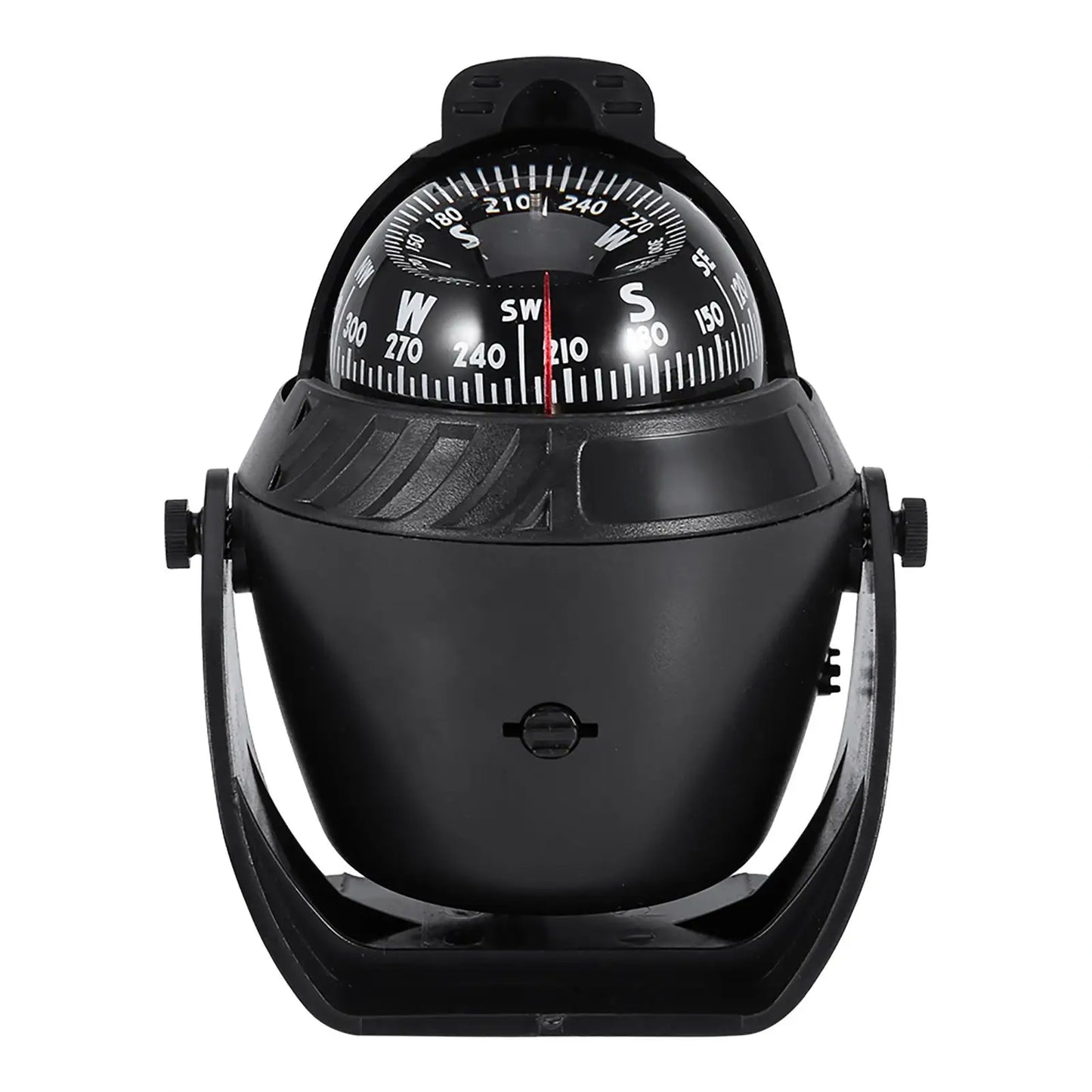 High Precision ABS Plastic Pivoting Marine Compass with LED Light - Ideal for Boats & Navigation