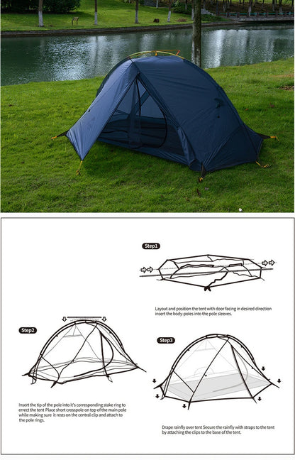 Naturehike Tagar Camping Tent Ultralight 4000mm Waterproof Canopy Tents 1-2 Person Quick Build Outdoor Backpack Cycling Tent