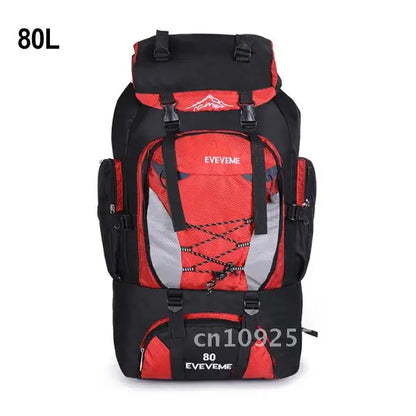 80L 90L Large Camping Backpack Travel Bag Men's Women Luggage Hiking Shoulder Bags Outdoor Climbing Trekking Men Traveling Bag