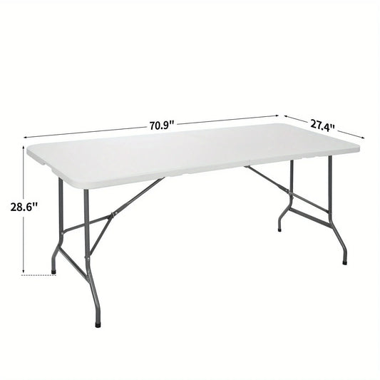 6/8 FT Folding Table Portable Plastic Indoor Outdoor Picnic Camp 1PCS/2PC/4PCS