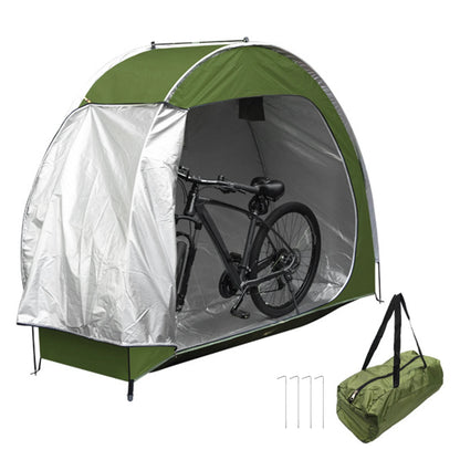 Outdoor Bike Storage Tent 210D Oxford Fabric Waterproof Bicycle Storage Shed for Bikes