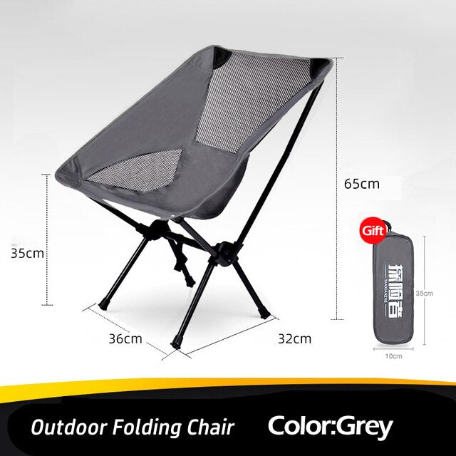 Chair Oxford Cloth Folding Lengthen Seat for Fishing BBQ Picnic Beach Ultralight Chair