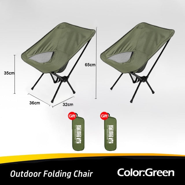 Chair Oxford Cloth Folding Lengthen Seat for Fishing BBQ Picnic Beach Ultralight Chairs