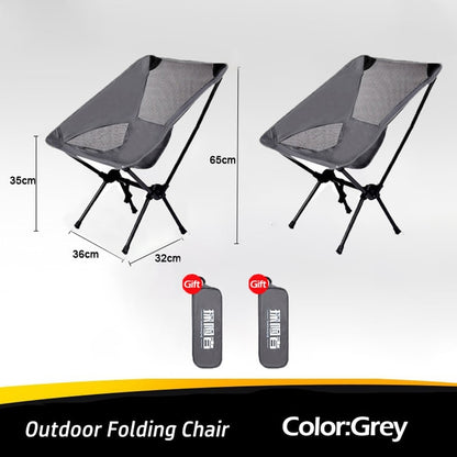 Chair Oxford Cloth Folding Lengthen Seat for Fishing BBQ Picnic Beach Ultralight Chairs