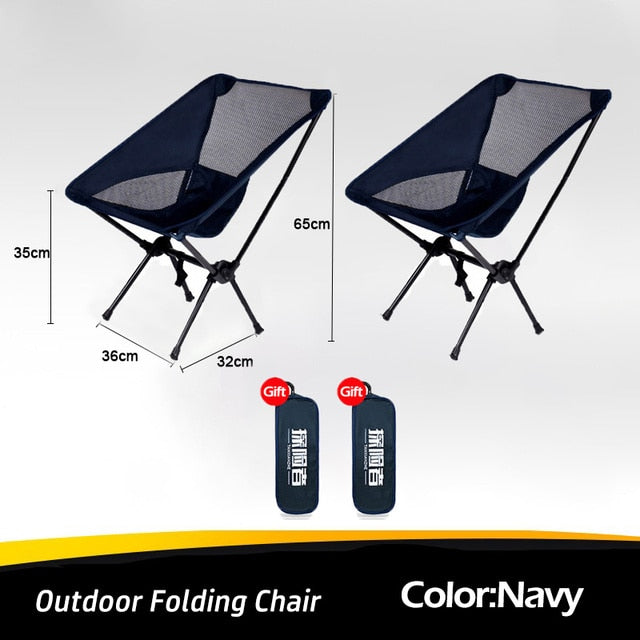 Chair Oxford Cloth Folding Lengthen Seat for Fishing BBQ Picnic Beach Ultralight Chairs