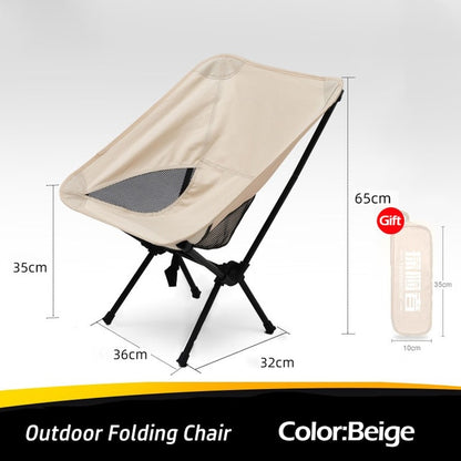 Chair Oxford Cloth Folding Lengthen Seat for Fishing BBQ Picnic Beach Ultralight Chair