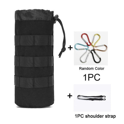 Military Outdoor Camping Hiking Drawstring Water Bottle Holder