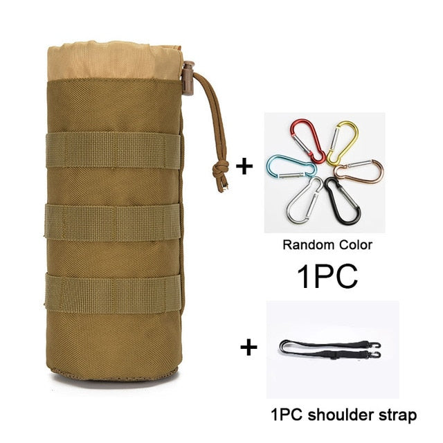 Military Outdoor Camping Hiking Drawstring Water Bottle Holder